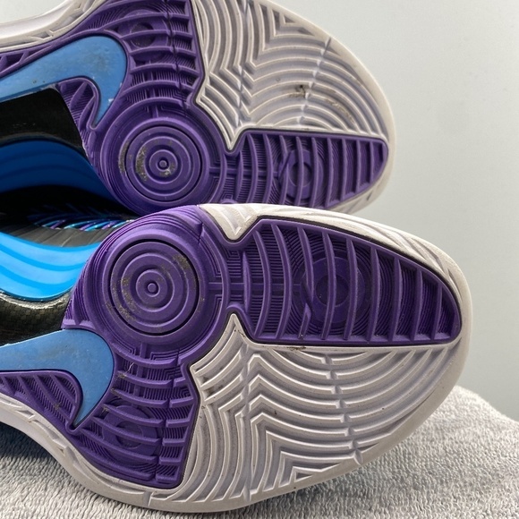 Nike Shoes Woman's Size 6 2013 Black Blue Basketball Shoes Lace Up Sneakers - Picture 11 of 16